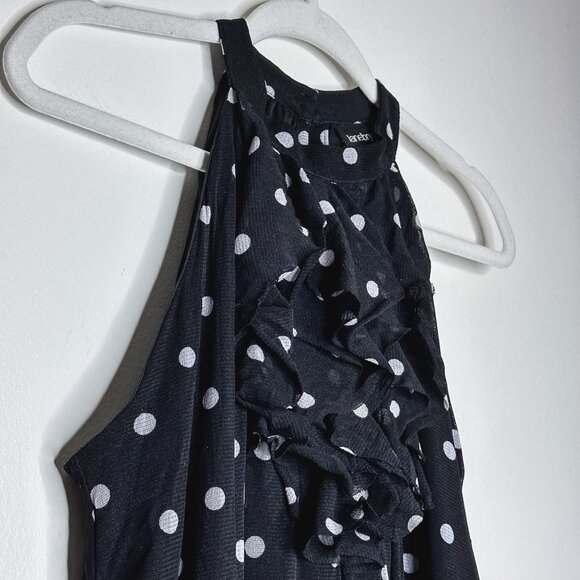 Lane Bryant‎ Polka Dot Ruffle Halter Top - Plus Size 14/16 - Picture 5 of 9